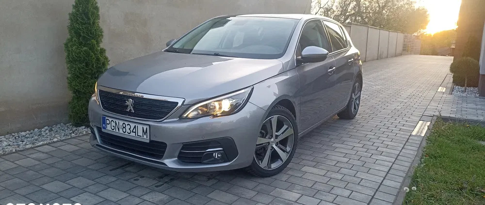 gniezno Peugeot 308 cena 41900 przebieg: 48000, rok produkcji 2017 z Gniezno